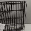 PEEKABOO Dog Pen Pet Playpen Dog Fence Indoor Foldable Metal Wire Exercise Puppy Play Yard Pet Enclosure Outdoor 8 Panels 24 Inch (Only Black playpen)