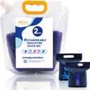 2 LBS with 1 Bag Premium Blue to Pink Silica Beads, Reusable Desiccant Bulk for 3D Filament, Electronics, Cameras, Jewelry, and Safes (Blue to Pink, 2 LBS with 1 bag)