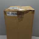 Set of 2 Tall Outdoor Planters 12 x 18 Inch Large Resin Outdoor Planters for Front Porch Flower Round Floor Decorative Indoor Pots with Drainage(White)