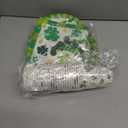 St Patricks Day Party Decorations Set Serve 24, St Patricks Day Party Supplies Kit Includes Green Shamrocks Disposable Dinner Plates, Dessert Plates, Napkins, Cups for Green Irish Party Decorations