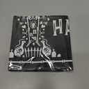 Skeleton Coffin Happy Halloween Tablecloth, Black Table Cover (54 x 108 in, 3 Pack) - Table Cloth - Tablecloths