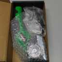 Cardboard Cutter, Rechargeable Cordless Electric Scissors, 4V Upgrade Motor Electric Box Cutter with 2 Blades, Safety Lock & LED Light, Powerful Cutting for Cardboard Box, Plastic, Leather (Green)