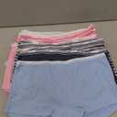 Fruit of the Loom Girls' Cotton Boyshort Underwear (14, 20 Pack - Fashion Assorted)