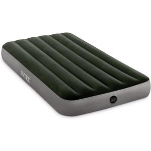 Intex 64107E Dura-Beam Standard Prestige Air Mattress: Fiber-Tech - Twin Size - 10in Bed Height - 300lb Weight Capacity - Pump Sold Separately