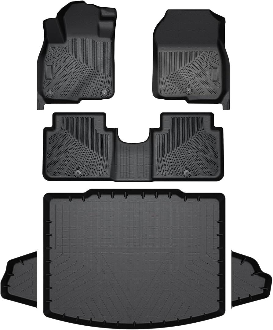 Cartist Floor Mats for Honda CRV 2017-2021 2022 (Not for Hybrid), All Weather Cargo Liner for CR-V Accessories, Heavy Duty Car Mats, Car Accessories