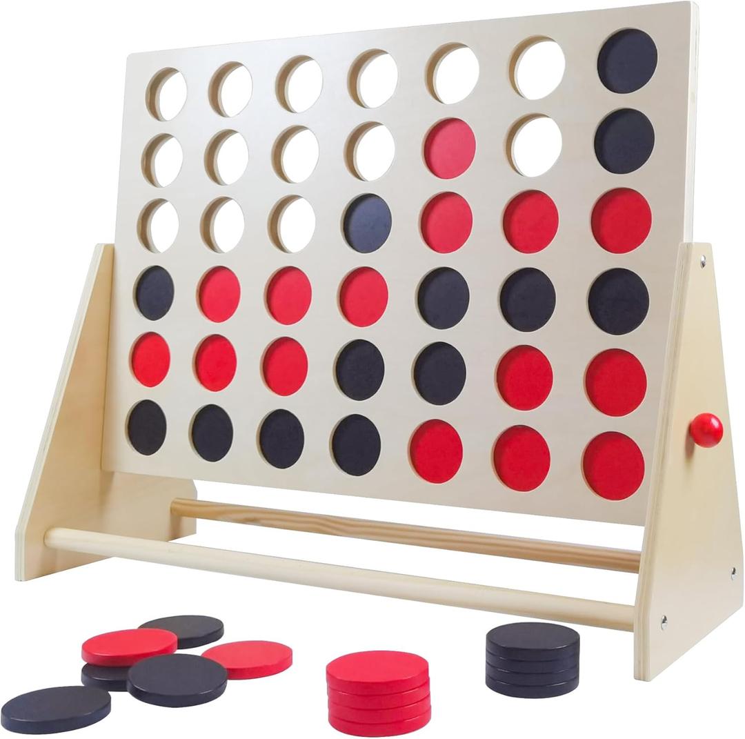 GOTHINK Giant Four in a Row Game 1.9Ft Four in a Row Connect Game for Kids, Adults, and Family