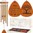 18th 35" Wind Chimes Anniversary Wedding Gifts for Couple, Unique Parents Wedding Anniversary Decorations, Personalized Cool Engagement Gifts