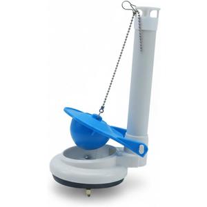 Toilet Replacement Parts,Toilet Flush Valve Assembly for One-Piece Toilets with Flapper and Chain 3-Inch Replacement Parts, Repair Kit, Easy Install