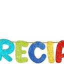 Fulmoon Pre Strung We Appreciate You Glitter Banner Appreciation Week Party Decoration for Employee Doctor Nurse Parents Teacher Coworker Staff Thank You Sign Party Decorations(Colorful)