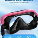 VegoVia Adult Swim Goggles with Nose Cover, 180° Clear Wide View No Leak Diving Mask Pool Goggles for Women Men Adult Youth