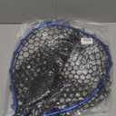 Telescoping Metal Lock Fishing Net Blue Aluminum Alloy Rubber Fish Net - Adjustable Length Lightweight Foldable Large Fishing Net with Handle Collapsible Extendable Fishing Accessories