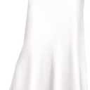 Skirt for Women Midi Length High Waist Silk Satin Elasticized Cheetah Casual Ladies Skirts, Small, White 