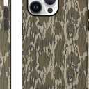 Aesthetic Cases for iPhone 15 Pro Max, Camo Camouflage Design, Hard Hybrid 2-Layer Protective Cover for Women Girls