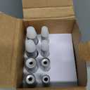 Double Curtain Rods 32 to 58 Inches, HOTOZON Blackout Double Curtain Rods for Windows 20 to 54 Inches (1.6-4.5 ft), 6/8 Inches Wrap Around Room Darkening Telescoping Drapery Rod, Silver