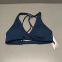 Front Twist Padded Cross Strap Sports Bra Sexy Back Fitness Sleeveless Short Top Yoga Sports Bra Size S