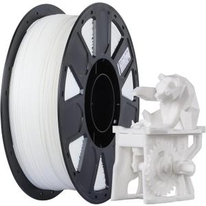Creality 3D Printer Filament 1.75mm, Ender PLA Filament No-Tangling Smooth Printing Without Clogging No Warping, Fit Most FDM 3D Printers, 1kg Spool, Dimensional Accuracy +/- 0.02mm, White