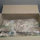 Vintage Area Rug 4x6 Brown Multi Washable Entryway Bedroom Kitchen Indoor Carpet Non Slip Traditional Medallion Distressed Low Pile Retro Accent Throw Rug for Office Dining Living Room 