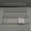 upsimples Acrylic Shelves for Bathroom Storage, 15" Floating Shelves Wall Organizer for Perfume, Make up, Skincare, Kids Bookshelf for Bedroom, Nursery, Living Room Decor, Clear, 4 Pack