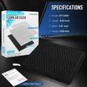 HEPA Cabin Air Filter with Activated Carbon Bean, Tested 99.95% Filtration, Zero deformation, CF12450 for JEEP Gladiator (2020-2025), JEEP Wrangler (2018-2025), NOT for Diesel Engines