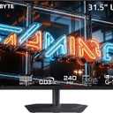 GIGABYTE - MO32U24 US - 31.5" QD-OLED Gaming Monitor - UHD 3840x2160-240Hz - 0.03ms - AMD FreeSync Premium Pro, NVIDIA G-SYNC Compatible - Type-C KVM - HDMI 2.1, DP - Height/Tilt/Swivel/Pivot