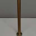 Ivilon Tension Curtain Rod - Spring Tension Rod for Windows or Shower, 54 to 90 Inch. Warm Gold