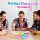 Gemscream 24 Pack Stress Cube with Snowflakes Slow Rising Ice Cube Stress Balls Sensory Squeeze Ball for Anxiety Relief for Party Favors Prizes Goodie Bag Stuffers (Colorful)