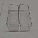 vacane 2 Pack Sticky Hooks for Kitchen, Pantry, Craft Room, Office, Bathroom Organizers (Transparent)