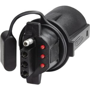 Hopkins 7 Blade to 4 Wire Flat Vehicle To Trailer Connector Adapter Plug, Universal Fit for Vehicles with 7 Blade Adapters (47345) (No Size)