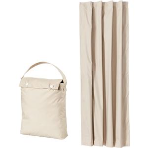 Amazon Basics Portable Blackout Curtain Shade with Suction Cups, 50" x 78", 1-Pack, Beige