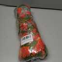 HyeFlora Bougainvillea Artificial Hanging Flowers Plants for Outdoors Winter Decoration, 2pcs Faux Bougainvillea Vines Orange Fake Flowers Realistic UV Resistant Silk Flowers for Outside Planter Yard