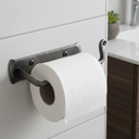 Hand-Forged Industrial Toilet Paper Holder – Rustic Wrought Iron Bathroom Accessory
