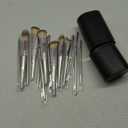 BS-MALL Makeup Brush Set 18 Pcs Premium Synthetic Foundation Powder Concealers Eye shadows Blush Makeup Brushes with black case