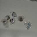 5 Pack Antique Brass Cabinet Knobs Drawer Knob Kitchen Hardware - Single Hole Vintage Retro Cabinet Knobs Kitchen Cabinet Pulls for Closet Wardrobe Dresser Cupboard