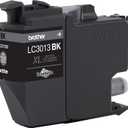 Brother Printer High Yield Ink Cartridge Page Up to 400 Pages Black (LC3013BK), Standard