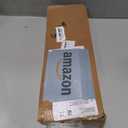 1 Inch Curtain Rods for Windows 66 to 120, Outdoor Industrial Adjustable Blackout Curtain Rod, Indoor Heavy Duty Wrap Around Drapery Pole, White, 66-120"