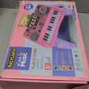 Baby DJ Table for Toddlers 1-3 with Music & Light, Musical Baby Piano Toys 6-9-12-18 Months Toddler Activity Table Music Instruments Learning Toys for 1 Year Old Girl First Birthday Gifts Age 0-2