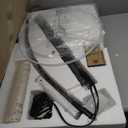 EDISHINE 78.3″ Modern Arc Floor Lamp with Remote, Tall Black Standing Lamp with Stepless Dimmable Bulb & 5 Color Temperature, Curved Mid Century Floor Lamps for Living Room, Bedroom, Nursey