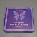 HeyClear UV Resin Kit Jewelry Making Supplies with 18 LED Beads UV Light -200g UV Resina Clear, Hard, Premixed and Fast Curing UV Glue for Coating, Create Decorations, DIY Art Crafts for Adults