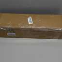 KAMANINA 1 Inch Curtain Rods for Windows 66 to 120 Inch, Heavy Duty Long Curtain Rod 32 to 120 (2.6-10ft), Adjustable Single Drapery Rods with Square Finials, Antique Silver