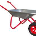 Kids Wheelbarrow Set,Toddler Wheelbarrow,Children Metal Wheelbarrow Toy for Kids Gardening Tool Small Wheel Barrow Wheel Barrel All Seasons Gift Indoor Outdoor Silver (Silver)