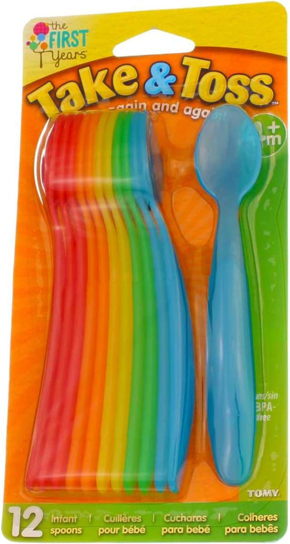 First Years Take & Toss Infant Spoons 12ct