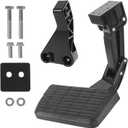 Rear Retractable Bed Step Compatible with 2009-2018 Dodge Ram 1500/2010-2018 ram 2500 3500 (Excludes Dual Exhaust & EcoDiesel Models) Retractable Bumper Tailgate Step Replace# 75306-01A