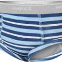 Hanes Boys' Potty Training Underwear, Light Leaks Toddler Cotton Briefs and Boxer Briefs, Multi-pack (Blue, 4T/5T)