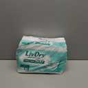 LivDry Incontinence Pads for Women and Men, Long Length Insert, Extra Absorbency with Odor Control (30 Count)