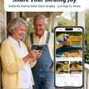 Bird Feeder with Camera Solar Powered, 2K Live Arrival Alert Auto Capture Video with 32GB TF Card, AI Identify Smart Camera Bird Feeder Ourdoor Backyard Gift for Mom Dad Birdlover, 2.4G WiFi