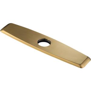 KRAUS Deck Plate for Kitchen Faucet in Brushed Brass, DP02BB