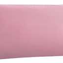 WhatsBedding Body Pillow Cover, Ultra Soft Microfiber Pillowcases, Breathable Long Pillow Case, Envelope Closure - Pink (20x54 inch)
