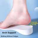 Heel Lifts for Shoes,Taller Shoe Inserts,Insoles Men Height Increase Socks,Brandone Insoles,Height Increasing Shoes,Orthopedic High Pads for Men,Shoe Height Booster (10.94''Lx1.6''UP) (1PAIR)
