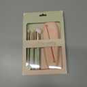 Travel Makeup Brush Set, Portable Makeup Kit with Pad Easy Clean Vegan Brush Set, ON THE GO Cosmetic Brushes Tools 4 Pcs for Women