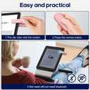 DATAFY [Case-Friendly] Page Turner for Kindle Paperwhite Oasis Kobo eReaders, Camera Camcorder Remote Controls, Page Turner Clicker for ipad Tablets Reading Novels with Wrist Strap Storage Bag